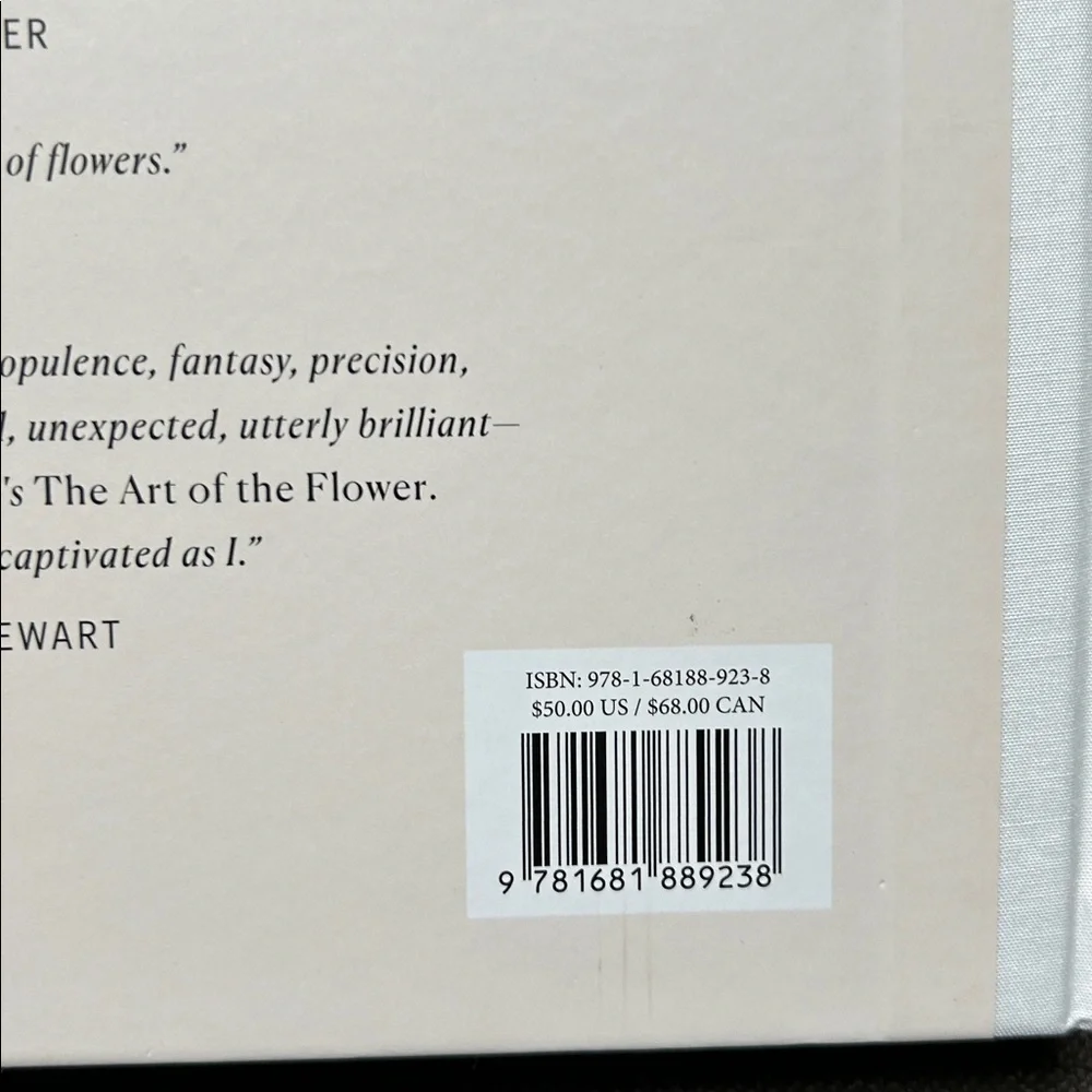 The Art of the Flower Book by Jeff Leatham | Coffee Table Book | Decor | Flower